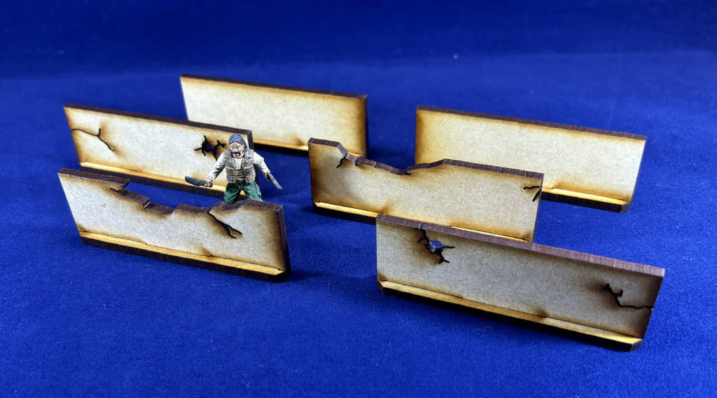 Concrete Barriers / Walls - 28mm Terrain