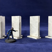 Concrete Walls - 28mm Terrain