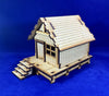 Jungle Hut / Barracks v3 – 28mm Pacific War & Vietnam Wargaming Terrain