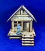 Jungle Hut / Barracks v2 – 28mm Pacific War & Vietnam Wargaming Terrain