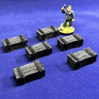 Wooden Crates B- 28mm Terrain