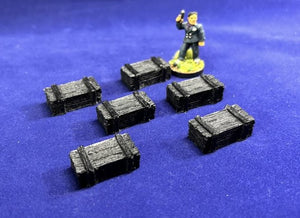 Wooden Crates B- 28mm Terrain