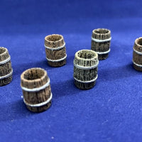 Wooden Barrels Open - 28mm Terrain