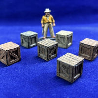 Small Wooden Crates - 28mm Terrain