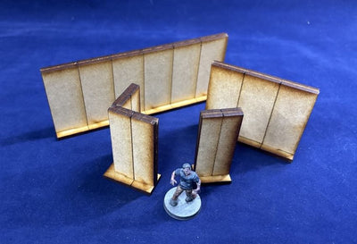 Concrete Walls - 28mm Terrain