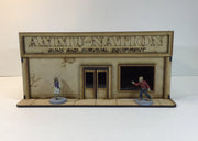 Ammu-Nation Shop 28mm Terrain Building MDF Kit v2