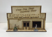 Ammu-Nation Shop 28mm Terrain Building MDF Kit v1