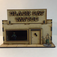 Black Cat Tattoo Shop 28mm Terrain