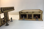 Marathon Gas Station 28mm Building Kit