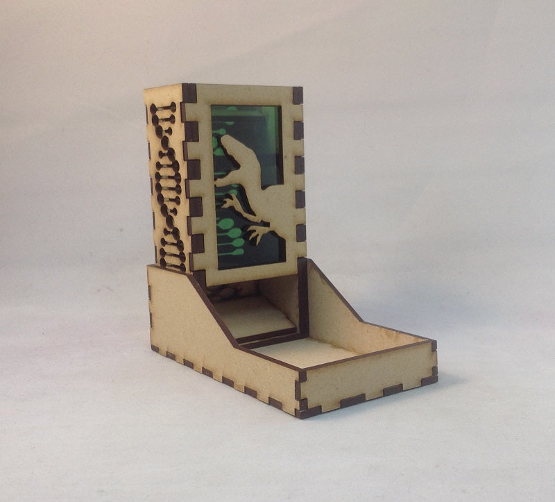 Raptor Dice Tower v1 | Atomic Laser Cut Designs