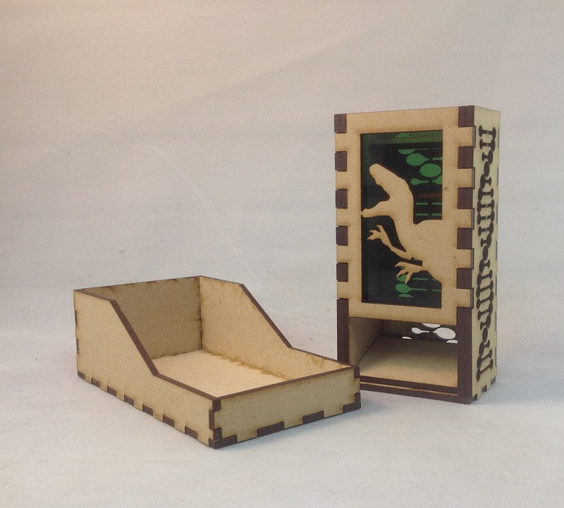 Raptor Dice Tower v1 | Atomic Laser Cut Designs