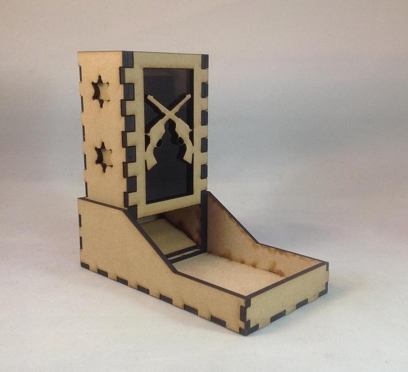 Guns Western Theme Dice Tower v3